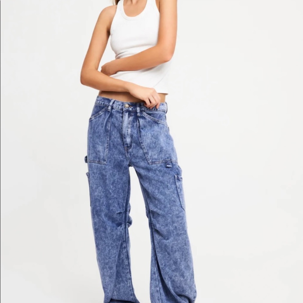 LIONESS-Miami vice pants blue denim